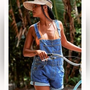 NWT Free People Ziggy Shortalls
